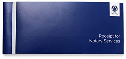 National Notary Association Notary Receipt Book – Includes 50 Two-Part Carbonless Receipt Forms – Compact Receipt Book for Notaries – 8-5/8 W x 3-11/16
