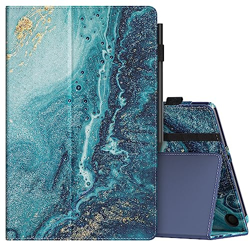 MoKo Hülle für Amazon Fire Max 11 Tablet (13. Gen, 2023) 11, Vergoldend | Dünne Tablethülle für Kindle Fire 11 Tablet, Smart Case mit 2 Winkel Auto Schlaf/Aufwach Einhandbedienung