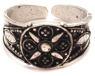 loveyourdiamonds Kleiner Sonnen Zehenring aus 925 Sterling Silber