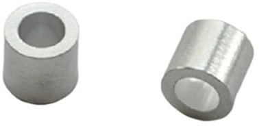 Drahtseilklemme 1,2 mm Aluminiumhülsen, Edelstahl-Drahtseil-Crimpung Seilklemme