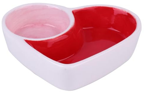 FONDOTIN 2stücke Keramischer Futternapf Für Kleine Tiere rutschfest Und Duale Verwendung Für Snacks Und Hauptfutter Für Hamster Meerschweinchen Mäuse Und Andere Haustiere