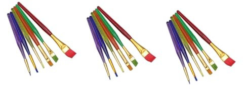 COHEALI 18 Pcs Fondant Dusting Tool Cake Baking Brush Cake Toppers Food Paint Brush Cookie Decorating Tools Cake Decorations Cake Decorating Brush Sugar Craft Tool Cake Icing Colorful