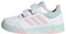 adidas Tensaur Hook and Loop Shoes, Zapatillas Unisex niños, FTWR White Semi Flash Aqua Clear Pink, 29 EU