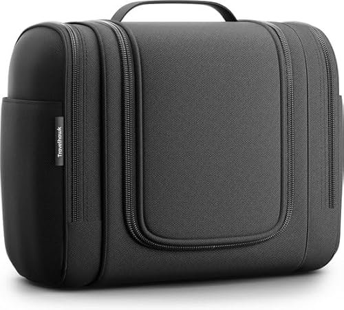 TravelHawk Kulturbeutel Herren XL, 7 Liter, Kulturtasche Damen, Reisetasche, Kosmetiktasche Groß, Kulturbeutel zum Aufhängen, Reisezubehör, Waschtasche Damen und Herren für Camping, Reisen, Kosmetika