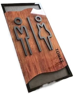 toilettenschild acryl toilettenschild für männer frauen aufkleber badezimmertür schild hotelschild schild toilettenmarkierung toiletten dekoration kunst
