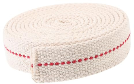 ADOCARN Mèche de Coton pour Lampe à Huile 100% Coton Naturel Brûle Continuellement Flamme Brillante pour Lampe à Huile Intérieure et Lanterne