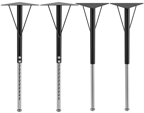 SONHANGIA Pieds de table réglables en hauteur 445-735 mm Charge maximale 300 kg Pieds pour table à manger Chaque colonne porteuse Taille 20 x 0,5 cm Convient pour les chambres, les hôtels, les