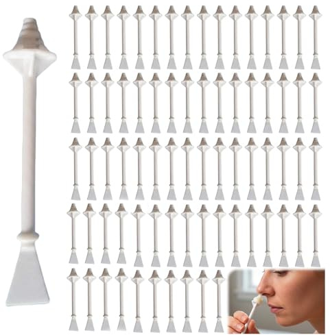 140 Stück Nasenwachs Stäbchen – Nasenhaar Wachs Sticks für effektive Nasenhaarentfernung, Wachs Applikatoren aus, Nasenwachs Zubehör für Schnelle & Hygienische Anwendung (Wachs separat erforderlich)