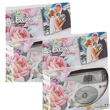 2 x Photo PORST Einwegkamera,Hochzeitskamera,Partykamera Edition Wedding (je 27 Aufnahmen, 2er Pack) MHD 12.2025