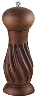 IRYZE Salzmühle Pfeffermühle Gewürzmühle Salz- Und Pfeffermühlen Aus Holz, Nachfüllbar, Verstellbarer Keramikrotor, Gewürzflasche Aus Holz Für Die Küche Chilimühle Pfeffermühlen