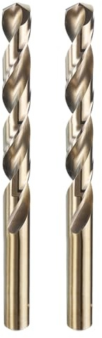 sourcing map 2pcs M35 Cobalt Twist Drill Bit Set 11.5mm Dia High-Speed Steel Metric Drill Bits 142mm Overall Length for Drilling Cutting Through Hard Metals Stainless Steel