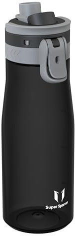Super Sparrow Borraccia 1L - Bottiglia Senza BPA, a Prova di Perdite - Borracce TouchGulp Flusso Rapido Con Un Clic per Scuola, Sportiva, Palestra