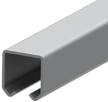 Sellon24® Stahl Tor-Bauteile Schiebetor Scheunentor Garage Tür Hängende Tor Rolltor 57x67 (1. Schiene 2 Meter 57x67)