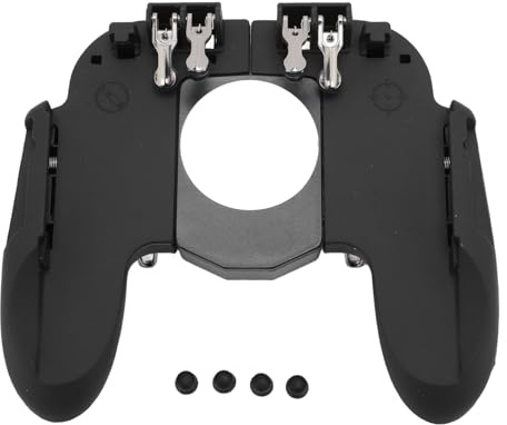 TOPINCN Contrôleur de Jeu Mobile, Manette de Jeu avec Déclencheur L1R1 à 6 Doigts, Support de Contrôleur de Téléphone avec Déclencheur L1R1 à 6 Doigts