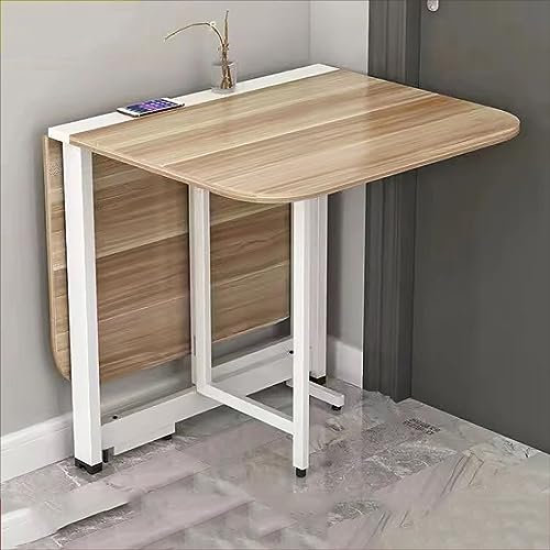 Moderner Drop Leaf Esstisch mit klappbarem Design Holz Faltbarer Küchentisch für kleine Räume Erweiterbar und Multifunktional Platzsparende Möbel für Küche und Wohnzimmer