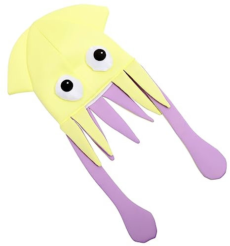 TOBBOMEY Lustiger Kinder Oktopus Kostümhut Aus Stoff Weicher Cartoon Hut Party Cosplay Requisite Für Festivals Und Bühnenspaß