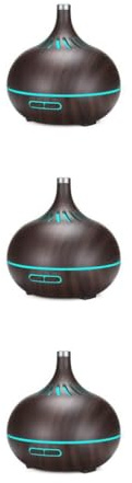 yuwqqoajv 3 Juegos de Humidificador de aire ultrasónico eléctrico compacto con difusor de Aroma eléctrico para el hogar y la Oficina, adecuado para el hogar y la Oficina