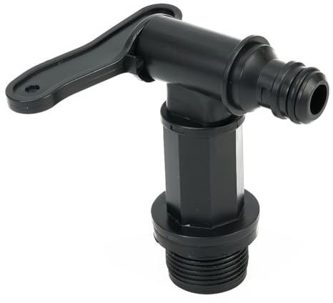 SageFurned Rubinetto di scarico del serbatoio dell'acqua fresca adatto per camper, roulotte, barca, camper, roulotte, installazione rapida e facile da usare, rubinetto di scarico del serbatoio