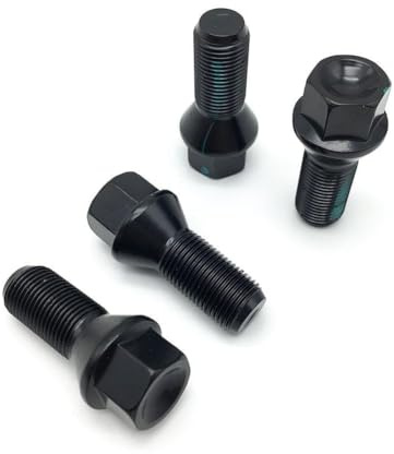 WayJun 4 Pcs Wheel Lug Nuts M14 X 1.25 Compatible with Select BMW F30 F35 F10 F02 E70 Models 36136781151 Wheel Stud