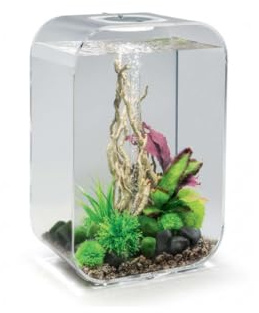 biOrb Life 45 MCR transparent - Aquarium, für einzigartige Dekorationsvarianten, mit patentiertem Filtersystem