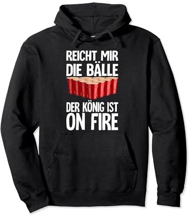 Beerpong Herren Bier Pong Bierpong Pullover Hoodie