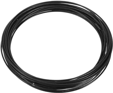 PATIKIL 32.8ft x 0.08(2mm) 304 Stainless Steel Wire, Coated Covered Cable Picture Hanging String Rope for Photo Frame Artwork Mirror Railing Decoration