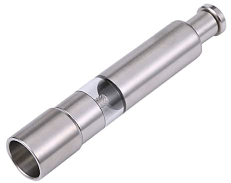 LIFKOME De Pimienta Manual Acero Inoxidable Con Diseño Visual Operación Pulsador Molienda Fina Núcleo Triangular Para Cocina