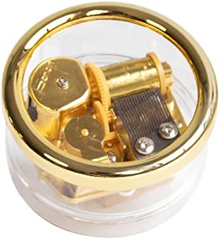 ASHSDI Spieluhr Musikbox, Mini Transparent Music Box Kreative Acrylmusikkasten Geburtstagsgeschenke for Mädchen Musikspieluhr Spieldose