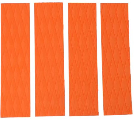 Focket Surfbrett-Deck-Traktionspads, 4 Stück Surfbrett-Traktionspads Surfing Front Traction Anti-Rutsch-Pad Vorderes Traktionspad des Decks Skimboards Traktionspad für Skimboards Kajak