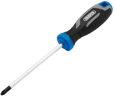 Draper Phillips Soft Grip Screwdriver, PH2 x 125mm - 13361 - Magnetic Tip, CRV Blade