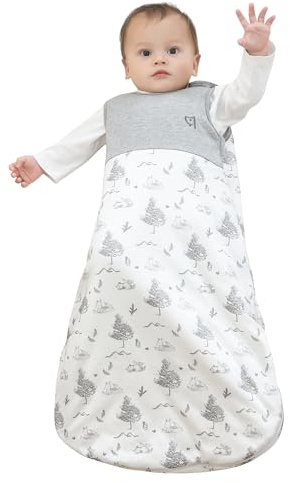 Aomloge PuppyNap Schlafsack, 6–12 Monate, 1,5 Tog, tragbare Decke, für Neugeborene und Kleinkinder, Kleinkind-Schlafsack mit 2-Wege-Reißverschluss