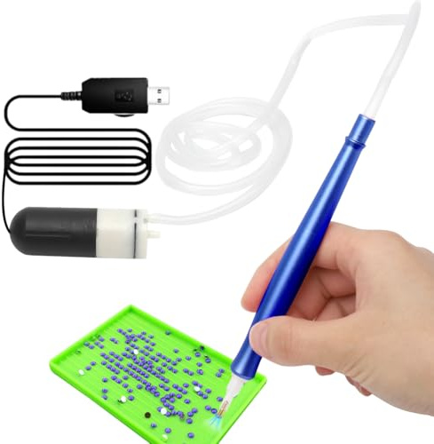 Elektrischer Diamond Paint Stift, Vakuum Diamond Paint Stift für Diamond Painting Zubehör zum setzen von Steinen ohne Vakuum Diamond Paint Stift zum DIY Kunsthandwerk