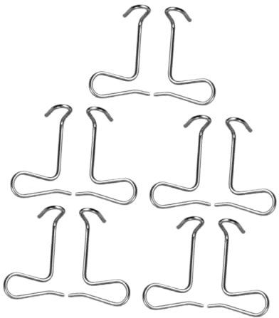 ibasenice 10 pièces Tendeur de Fil Métallique pour Grillage Lot de Outils de Serrage Inoxydable pour Réparation de Clôtures pour et Verger
