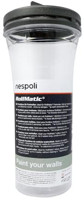Nespoli - Box Rullo per Pittura Rollmatic 22 Cm, Accessorio per Pittura per Esterni e Interni, Fai da Te, Mantiene Rullo Pronto all’Uso per 3 Settimane, Compatibile con Sistema Rollmatic