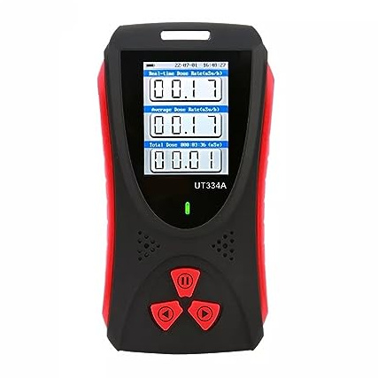 Rilevatore di Radiazioni, UT334A Contatore Geiger Rilevatore di radiazioni elettromagnetiche Dosimetro personale Misuratore di raggi X Rilevamento gamma EMF