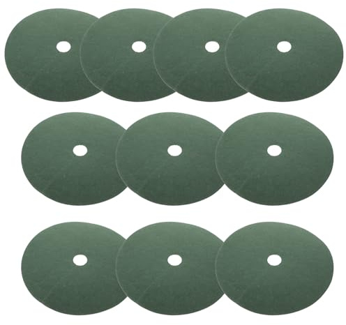 GLEAVI Tapis Plantation en Tissu Bloquant 10 Pièces, Anneaux de Paillage pour Arbres, Protection Pied Plante Extérieur, Barrière Anti-Mauvaises Herbes, Couverture Jardin Respirante