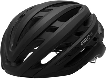 Giro - Agilis MIPS Helme - Erwachsene Unisex - Schutzausrüstung, Fahrradhelm, Rennradhelm, Rennrad-Schutzhelm, Matt Schwarz, L