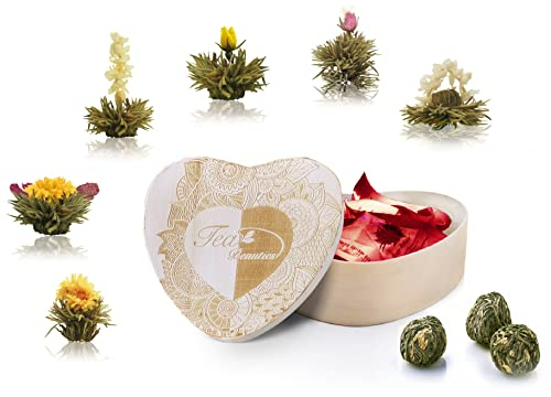 Creano Mix de Fleurs de Thé - Coffret Flower Tea | 6 roses de Thé (Thé blanc)
