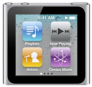 Apple iPod Nano 8GB - Silver - 6th Generation (Renewed)