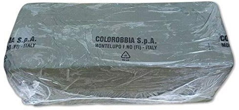 Argilla Modellabile Rossa Colorobbia Creta Blocco Maiolica Panetto da 25 kg(2PZ)