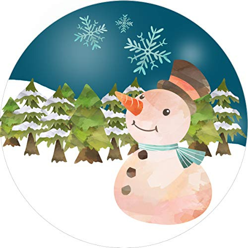 Essbarer Tortenaufleger Schneemann im Winter // Kuchendekoration Weihnachten Winter (Zuckerpapier)