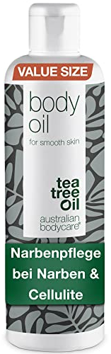 Australian Bodycare Body Oil 150ml | Olio corpo al Tea Tree | Migliora l'aspetto di smagliature, cicatrici, pelle a buccia d'arancia (cellulite), macchie pigmentate e tono cutaneo non uniforme