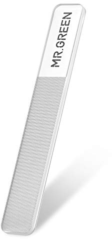 MR.GREEN Glas Nagelfeile, Upgrade Nano Glas Nagelfeilen & Nagelpuffer Polierer, Nicht-schädigende Nagelfeile, Baby Nagelfeile, professionelle Kristall Nagelfeile für Naturnägel