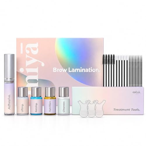 MIYA LASH | Professionellt ögonbrynslamineringsset för hemsalong | Keratin Brow Lifting Eye Lifting DIY Kit | Ögonbrynsset | Ögonbryn Tjocka för 6