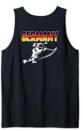 Deutschland Eishockey Fans Trikot Deutschland Flagge Puck Hockeyschläger Tank Top