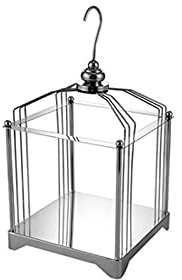 OQHAIR Soporte para Tartas Soporte para Tartas de Tres Niveles de Acero Inoxidable Soporte Cuadrado para exhibición de postres Soporte para postres y té de la Tarde Simple Soporte para FR