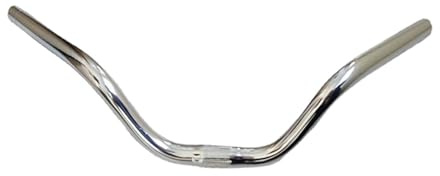 Dickly Manubrio per Bici Manubrio per Bicicletta 25,4 mm x 570 mm Manubrio in Lega di Alluminio Resistente per BMX Mountain Bike Accessori per Ciclismo