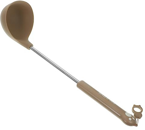 Cabilock Silikon Schöpfkelle Suppenlöffel Kochlöffel Servierlöffel Für Küche Restaurant Hotel Kantinen Mit Edelstahl Und Silikon Einteiliges Formteil Ergonomischer Griff Rutschfeste Handhab