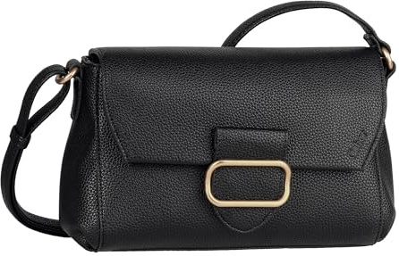 Gabor bags Melora Damen Überschlagtasche Umhängetasche Mittelgroß Schwarz