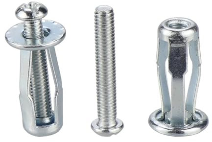 Trockenbauschrauben und -anker, Metall-Spreizbolzen, 20 Stück/Charge, Steckmutternschraube, Schmetterlingsschraube, Anker for Vorhang-Schmetterlings-Spreizdübel(20pcs M8 Set)